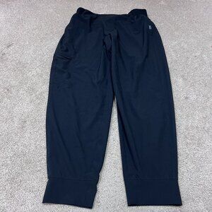 Eddie Bauer Pants Black Jogger Women’s Large Elastic Waist Pockets